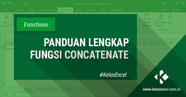 Fungsi Concatenate Excel Fungsi Concatenate Excel