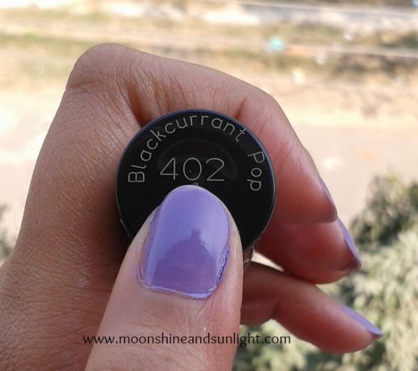 Maybelline Colorshow Blackcurrant Pop swatches and Review