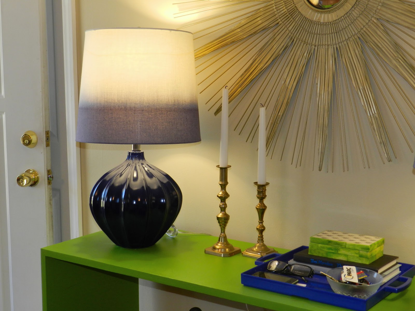 DIY DipDyed Lamp Shades COHESIVE RANDOMNESS