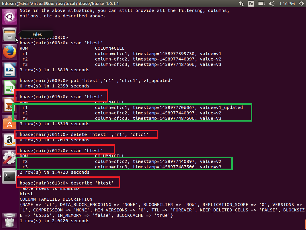 Learn and shine Getting started with HBase, HBase Compactions, Load