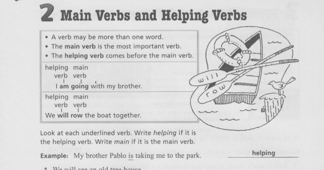 Homework help verbs