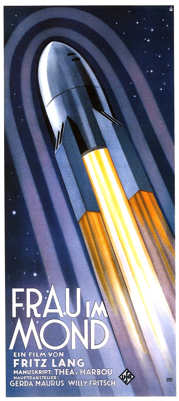 Alfred Herrmann 1929 Alfred Herrmann 1929 poster for Fritz Lang's Frau im Mond