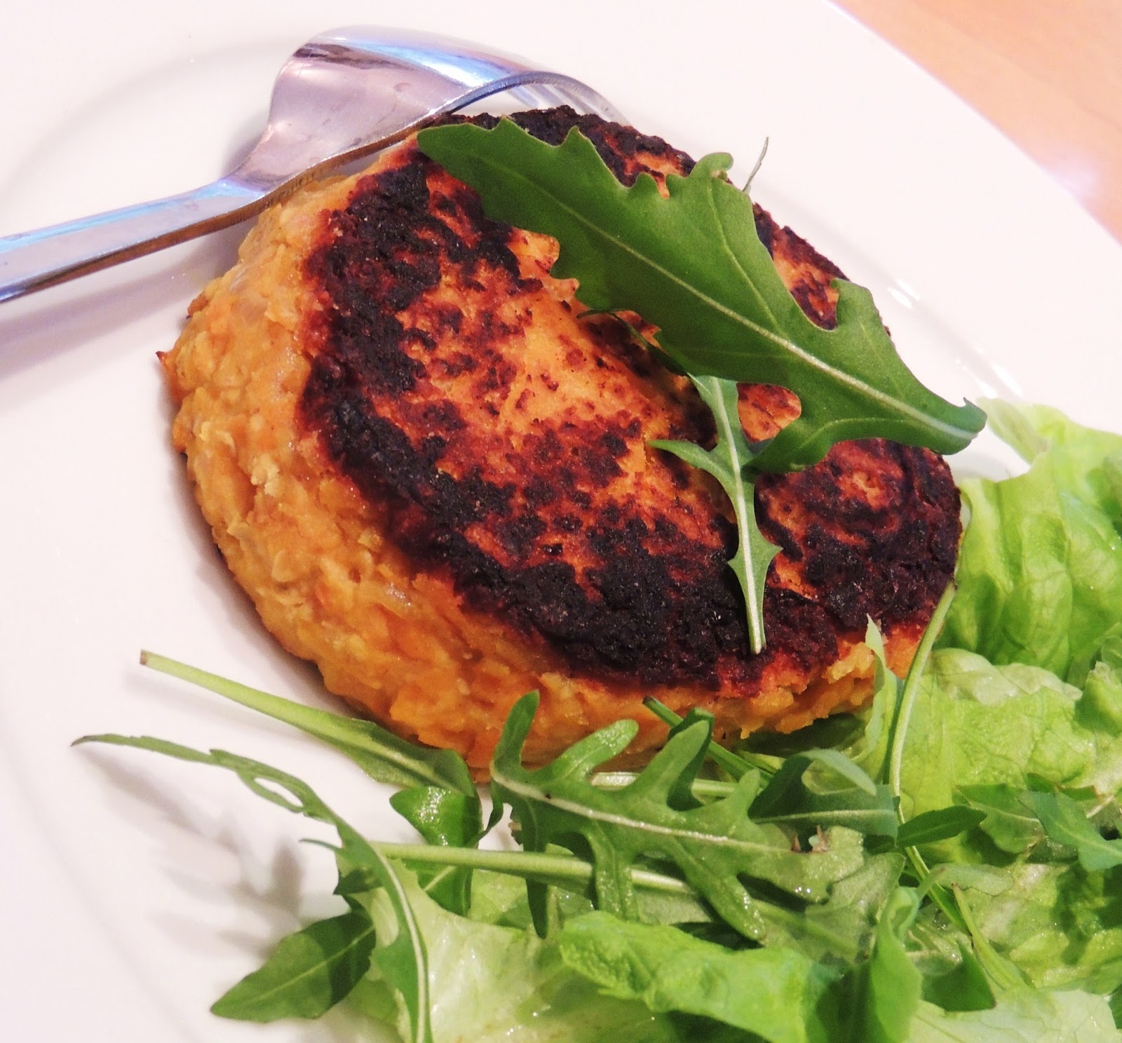 Steak de légumes au potimarron et haricots blancs
