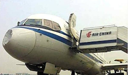 aircraft strike bird china air radar injured radome passengers crew members were its