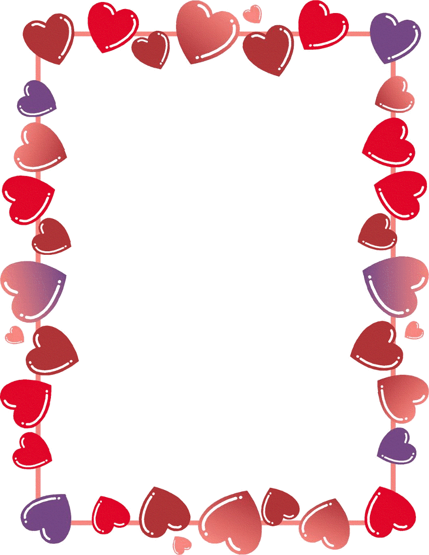 clip art borders with hearts - photo #14