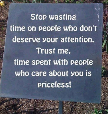 Stop wasting your time on people who don't deserve your attention