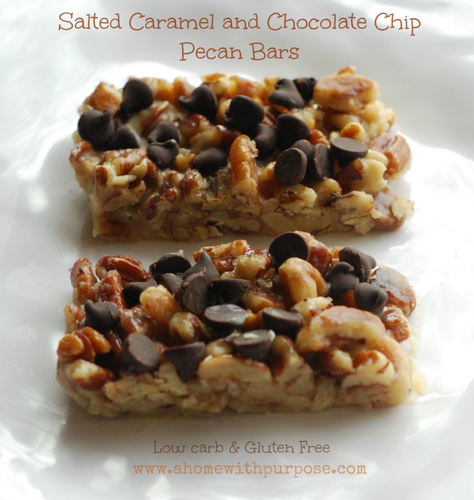 Creekside Cottage Salted Caramel Cashew Bars (low carb)