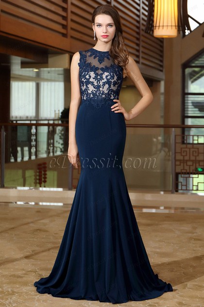 Blue Sweetheart Formal Gown with Lace Appliques http://www.edressit.com/edressit-blue-sweetheart-formal-gown-with-lace-appliques-02171705-_p4926.html