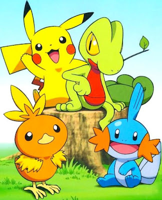 Pikachu Dibujo de Pikachu acompañado de otros pokemones