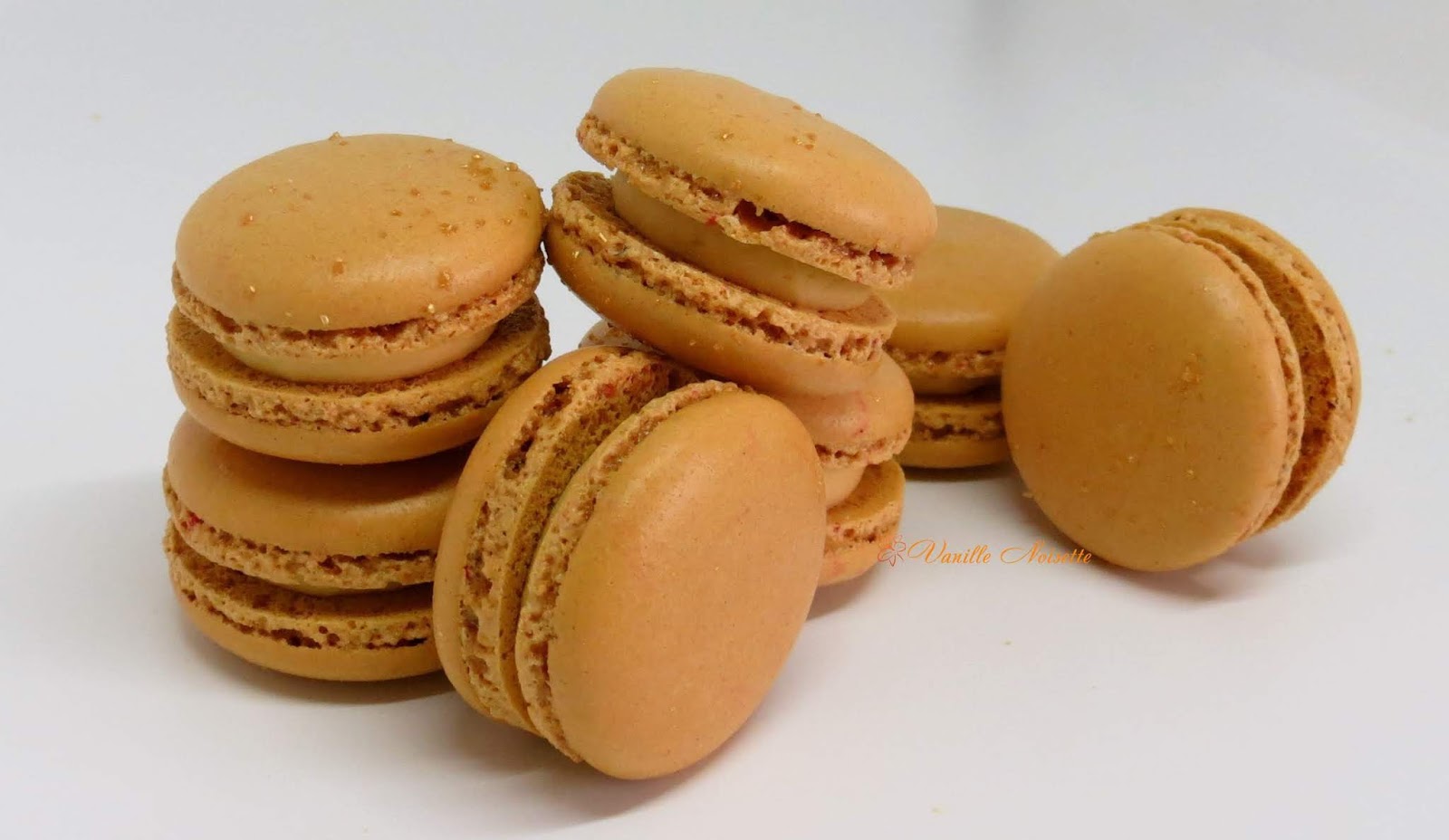 Vanille Noisette MACARON GANACHE MONTÉE CARAMEL BEURRE SALÉ