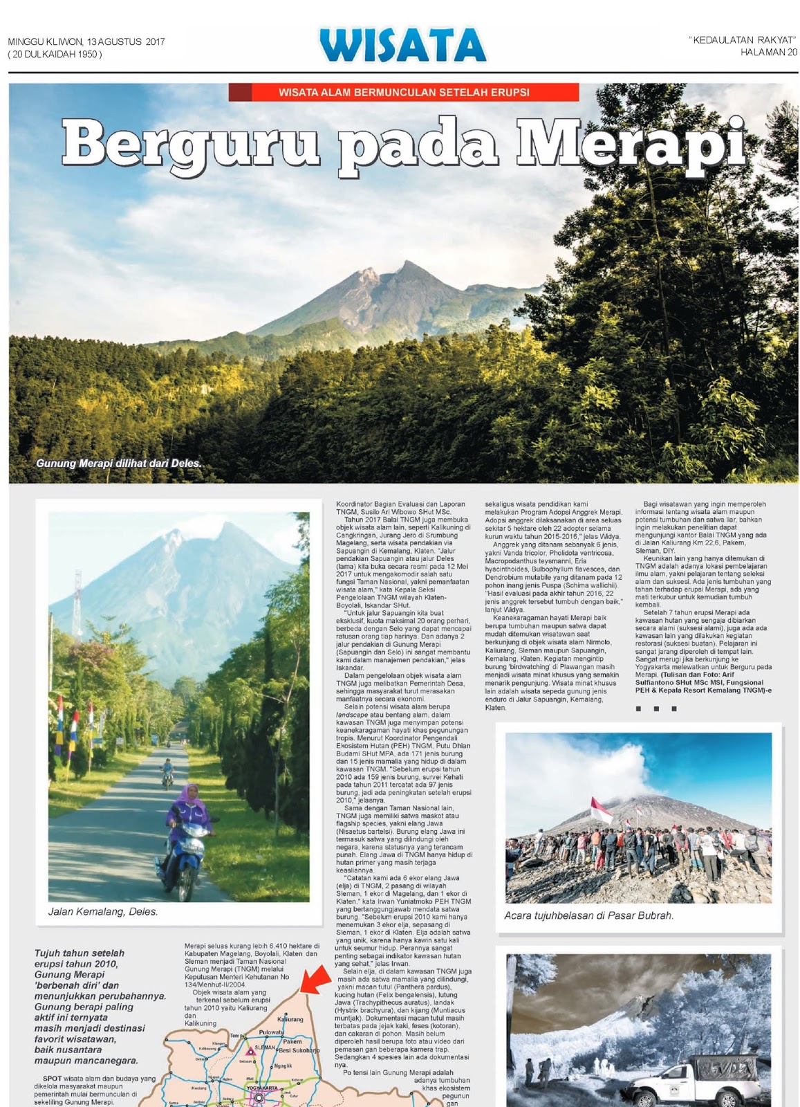 Sulfie's Blogs: BERGURU PADA MERAPI