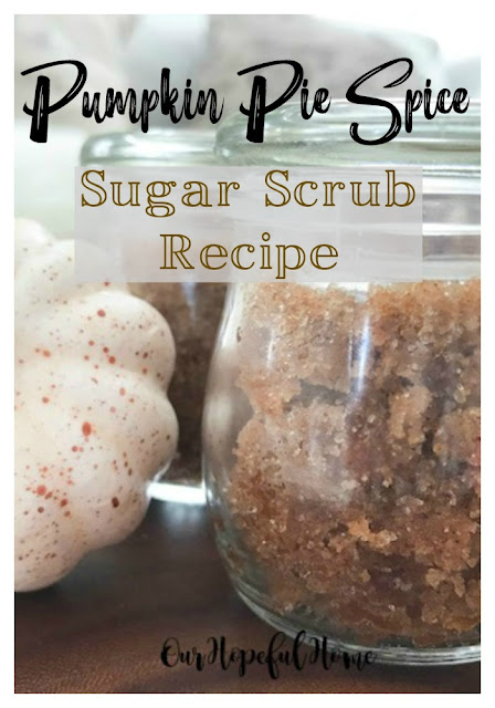 pumpkin spice sugar scrub recipe