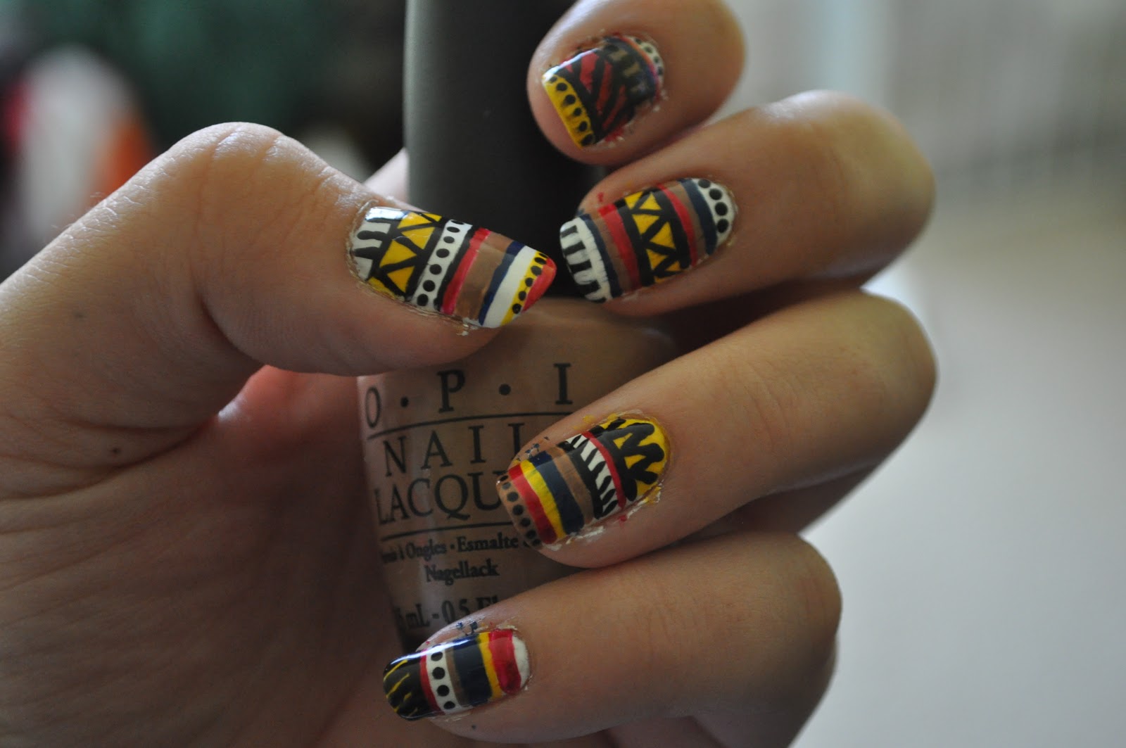 Easy Nail Art Designs Tribal / Native American Inspired Nails