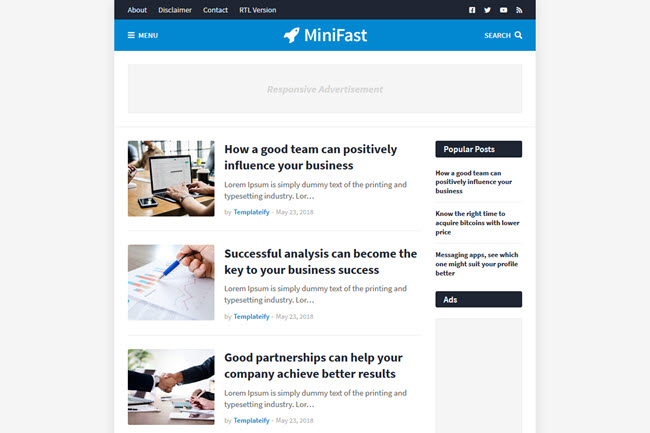 How To Setup MiniFast Blogger Template
