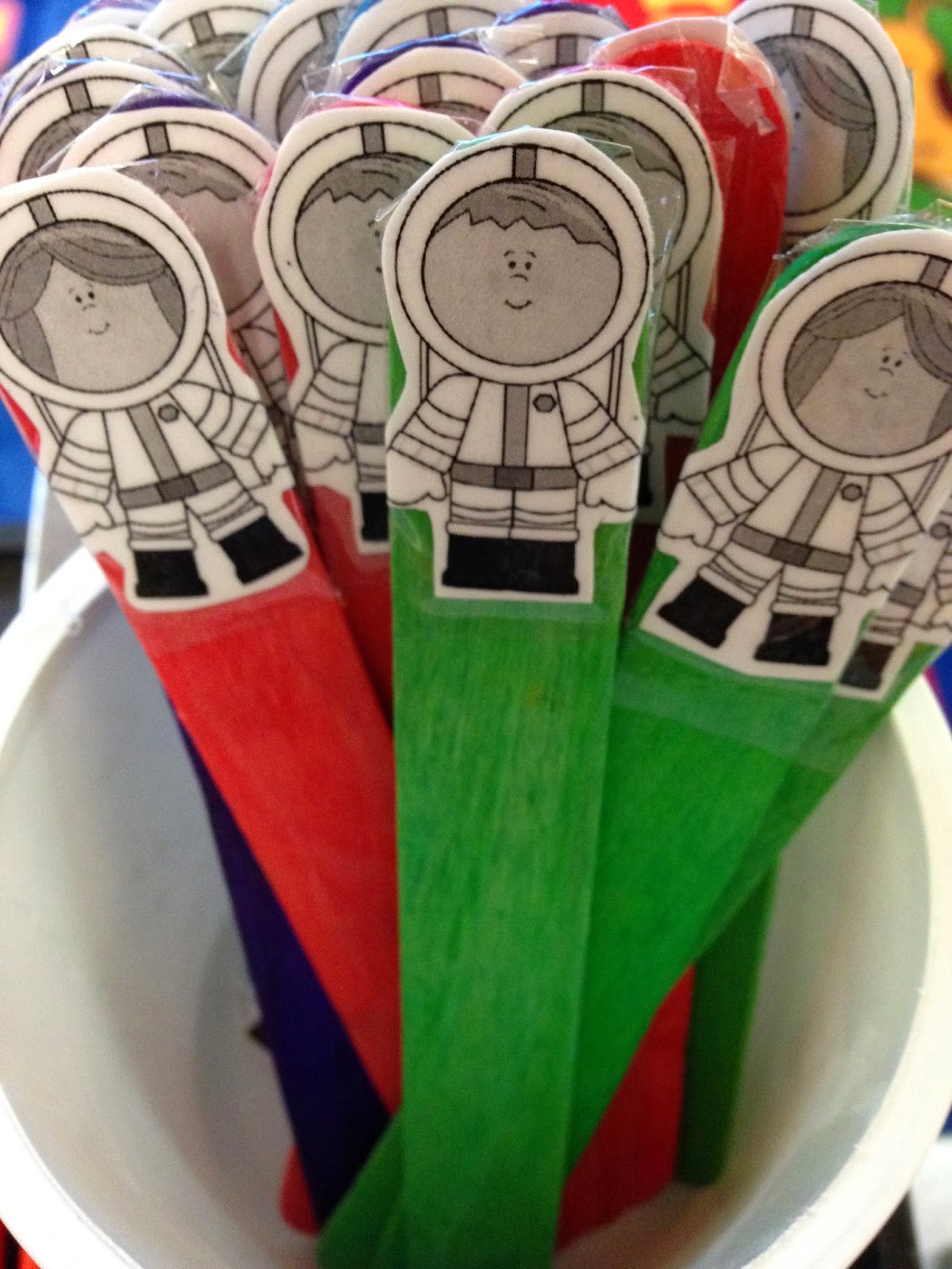 Space People: helps create spaces between the words when writing.
