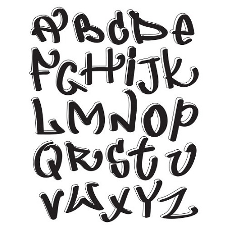 Santa Graffiti 3d Alphabet Fonts Bubble Writing Creator