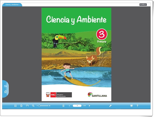 "Libro digital de Ciencias Naturales de 3º Primaria" (Editorial Santillana Perú)
