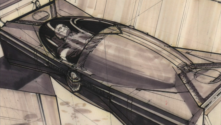 Doctor Ojiplático. Syd Mead. Blade Runner Concepts