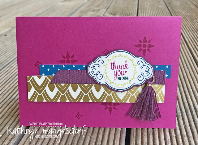 Stampin' Up! Label Me Pretty & Pretty Label Punch, Eastern Beauty created by Kathryn Mangelsdorf