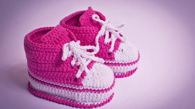 Cómo tejer patucos / zapatillas / para bebé