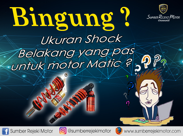 Ukuran Shock Belakang Motor Matic
