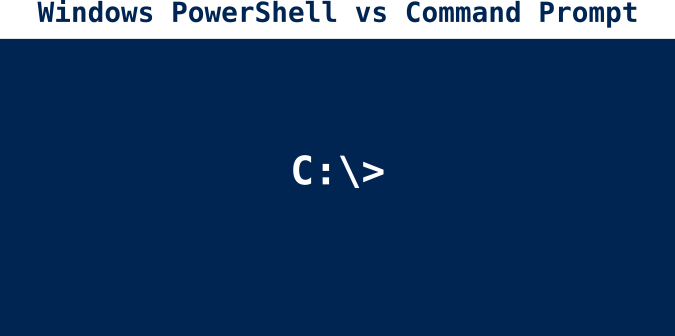 Kuumar.com: Difference Between Command Prompt & Windows PowerShell