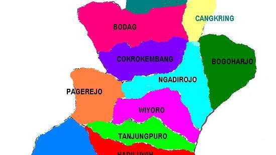 Tentang Kecamatan Ngadirojo Pacitan terdiri dari 18 Desa
