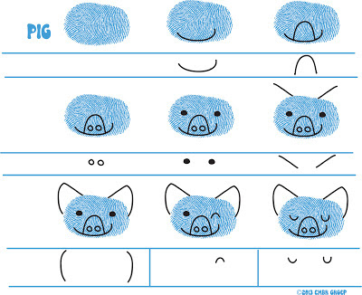 Ed Emberley's Pig Drawing Page Ed Emberley's Pig Drawing Page