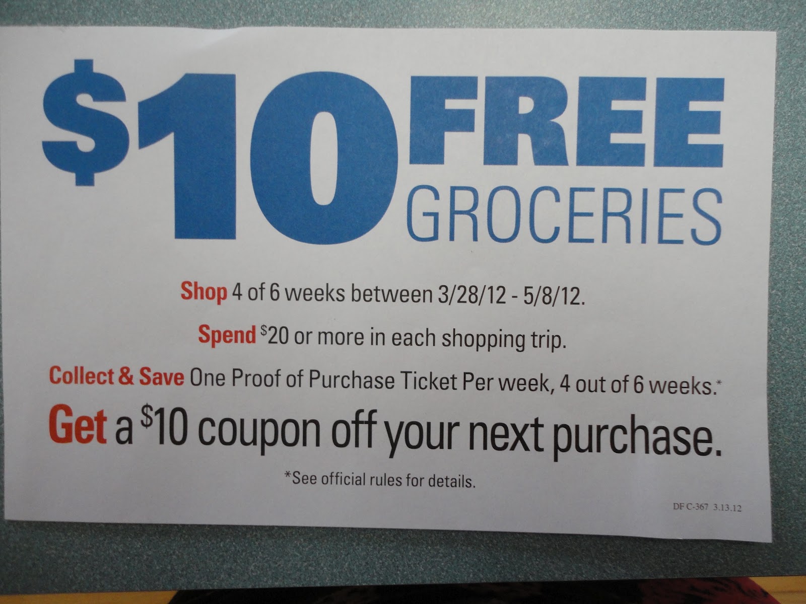 Food Lion 10.00 in Free Groceries! Loudoun County Limbo