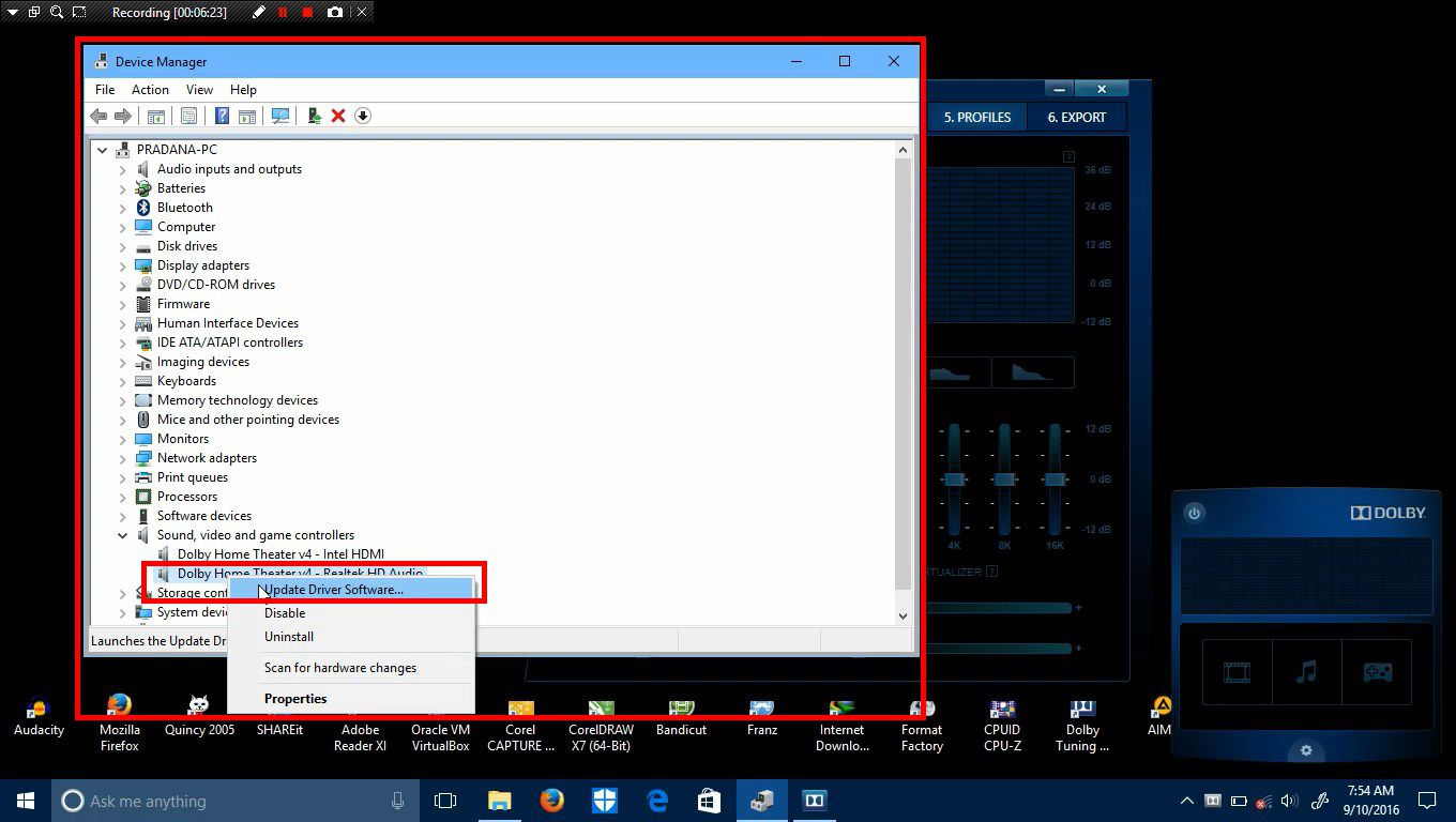 can't install dolby pcee driver on windows error - Microsoft Community Dolby Pcee Drivers Windows 8.1 Download