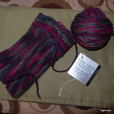 eight acres: ready to start knitting and crochet - having a tidy up of unfinished projects and all my knitting stuff!