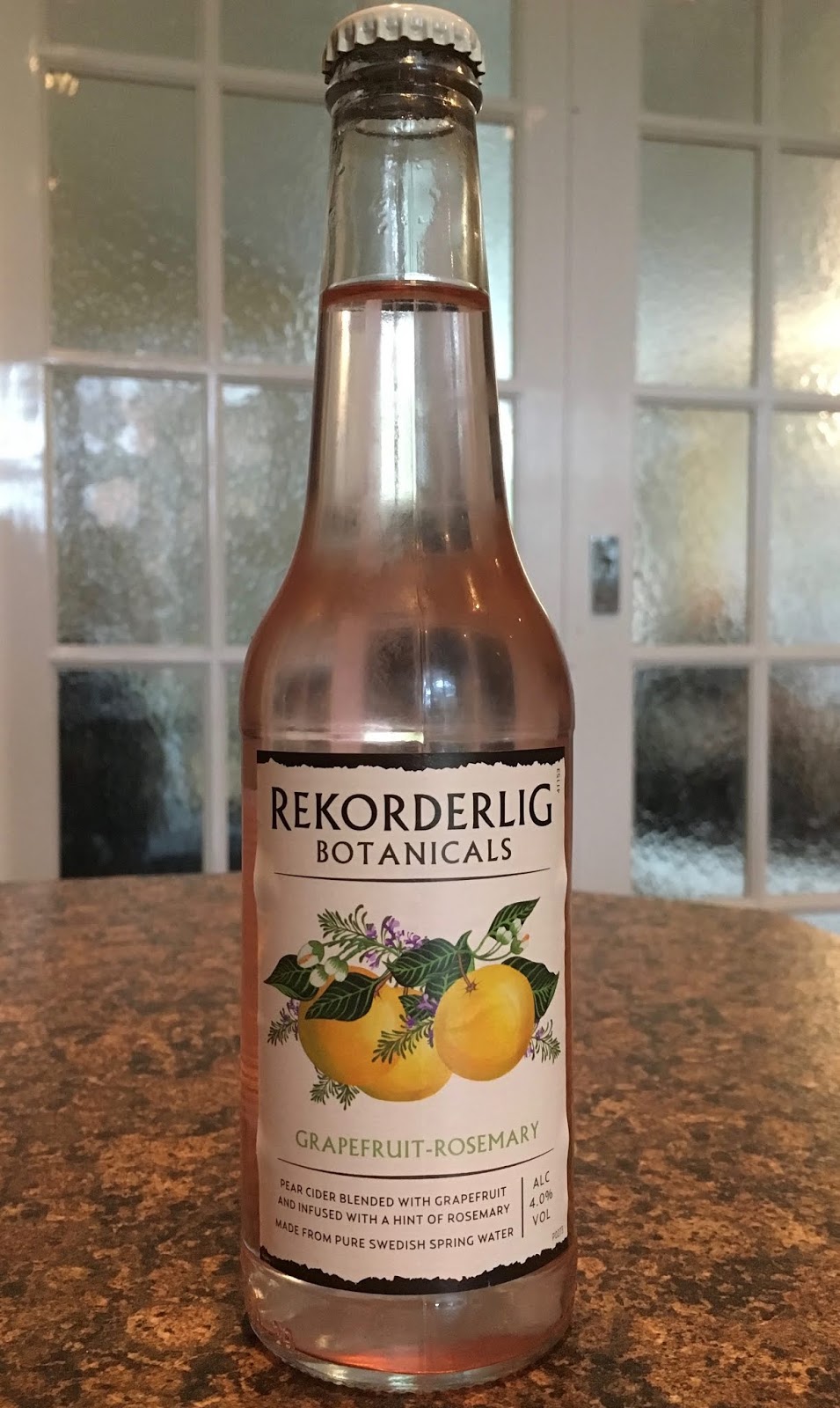 FOODSTUFF FINDS Rekorderlig Botanicals Grapefruit Rosemary Cider