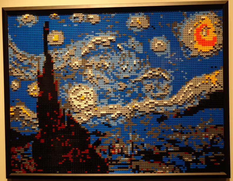 Tableau Van Gogh Lego Après New York... Thomas croque la grosse pomme à Montréal: Comparaison