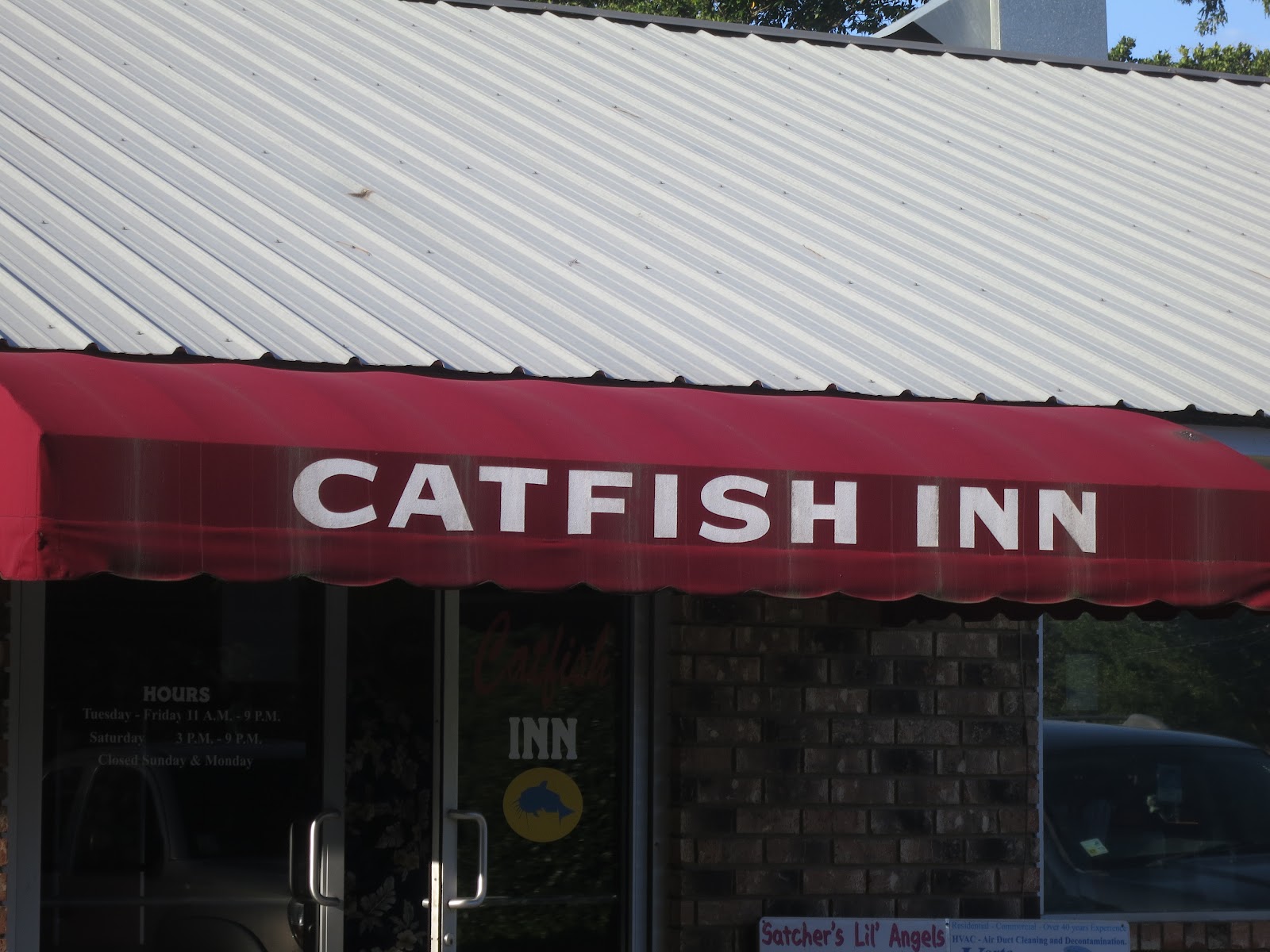 PrunePicker Catfish dinner in Quitman, Louisiana.