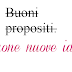2018 - Buoni propositi