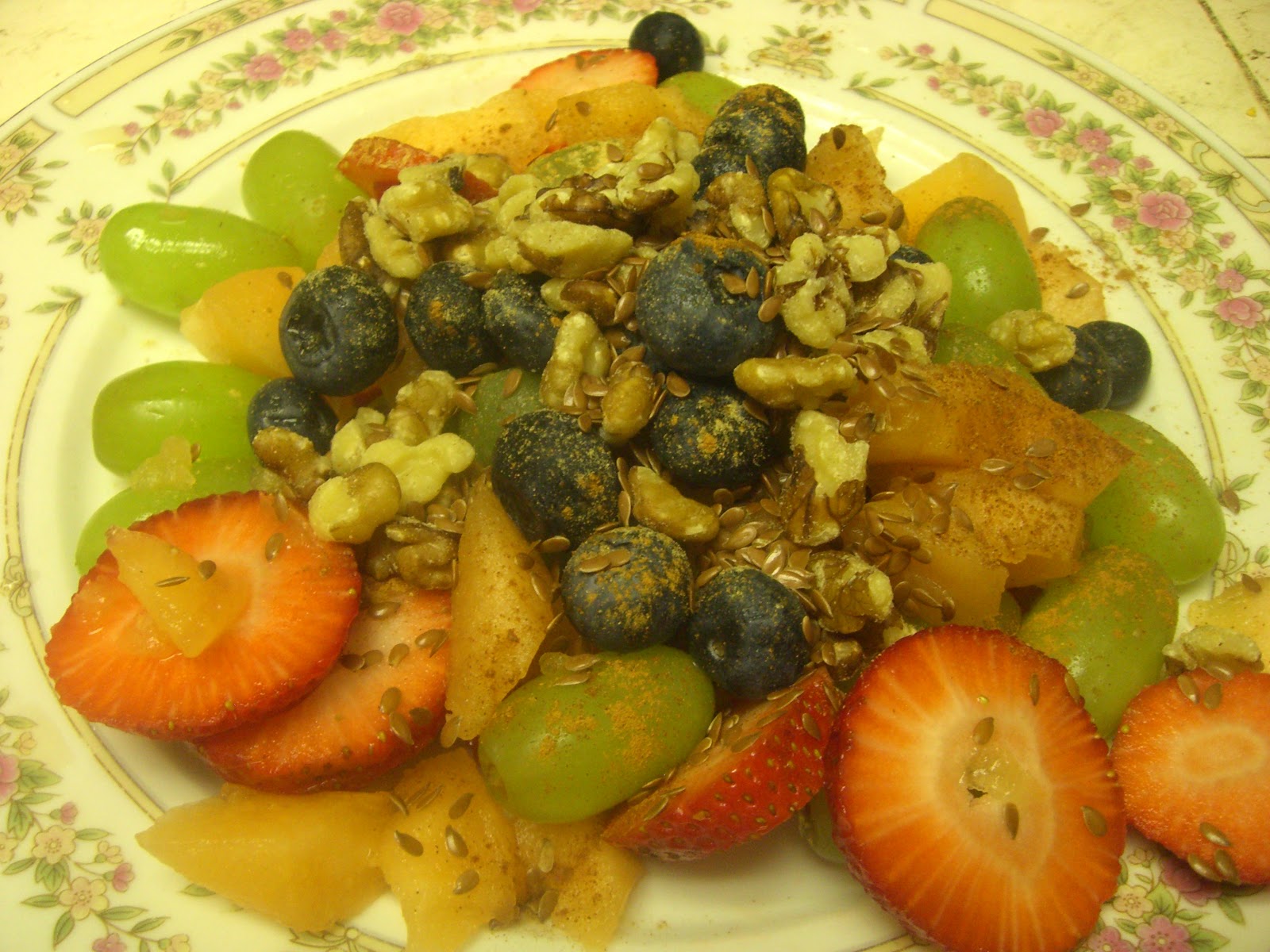 AfroVeganChick Honeydew Fruit Salad Bowl