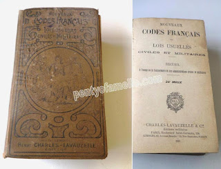 Vintage Book New civil and military common laws 1928 French Book military authorities. Rare Vintage Book New civil and military common laws, by Henri Charles-Lavauzelle Edition.