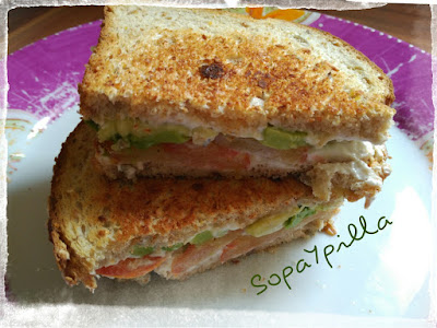Sandwich De Aguacate
