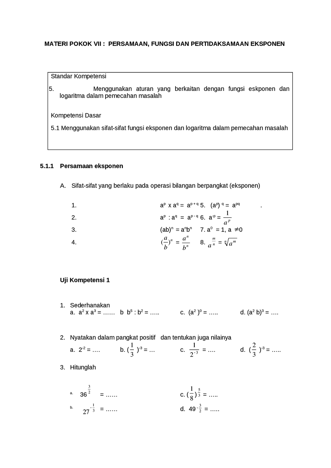 persamaan logaritma wood scribd indo