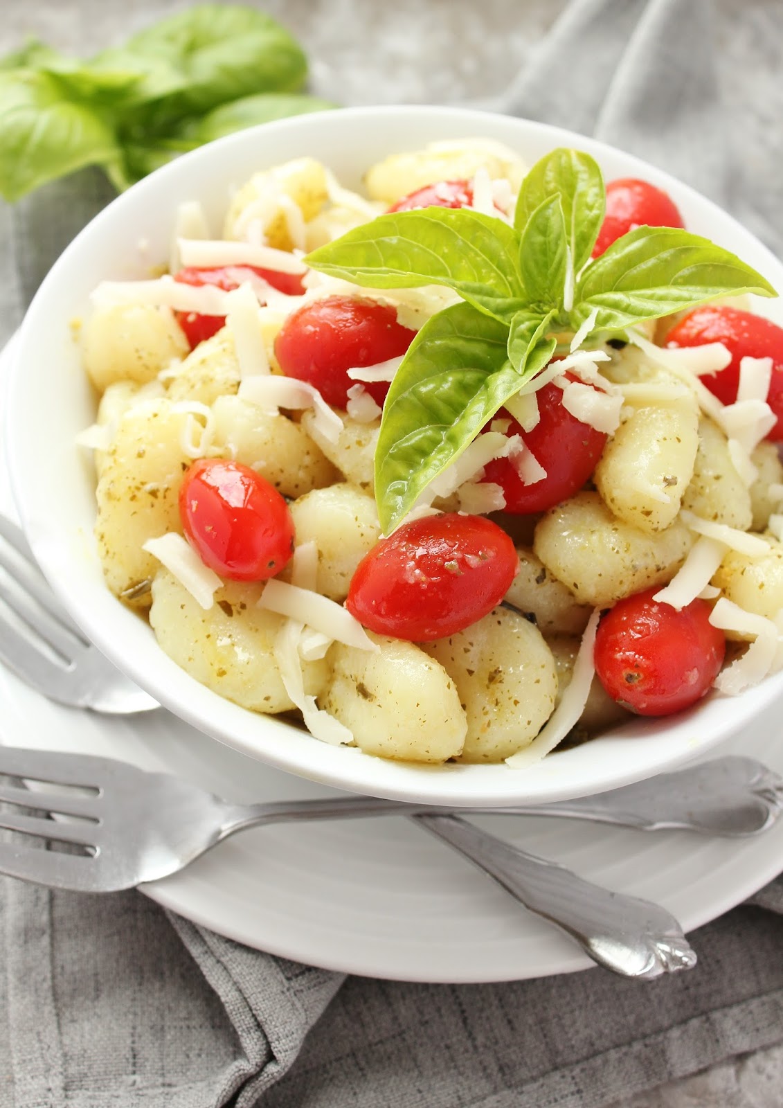 Easy Pesto Gnocchi