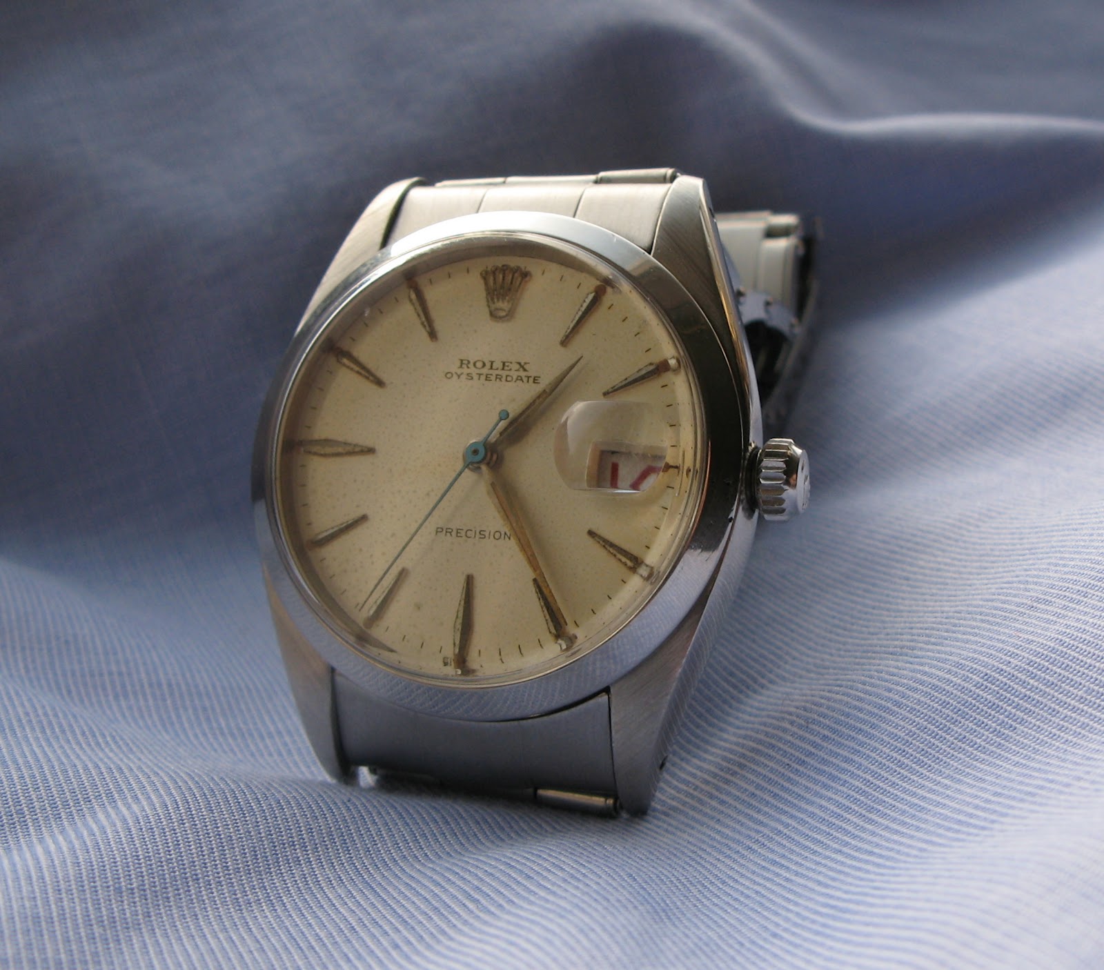 Andy B Vintage Watches: 1958 Rolex Oysterdate Precision 6694 Cal.1215 ...