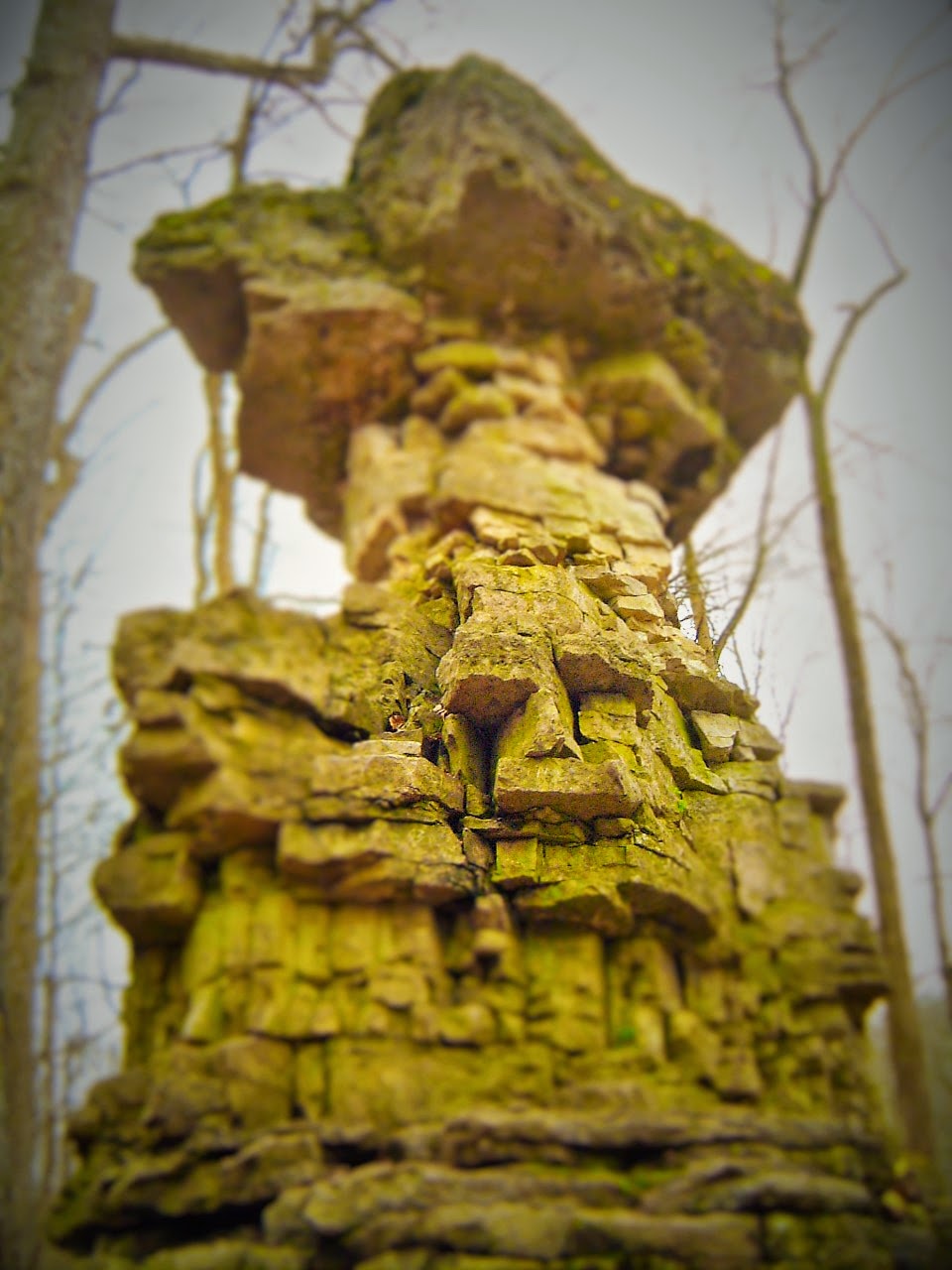 Mound Builders A Travel Guide to the Ancient Ruins in the Ohio Valley Skull Rock at Yellow