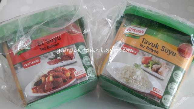 Knorr Et / Tavuk Suyu Toz Bulyon Yeşimle Her Telden Hayata ve