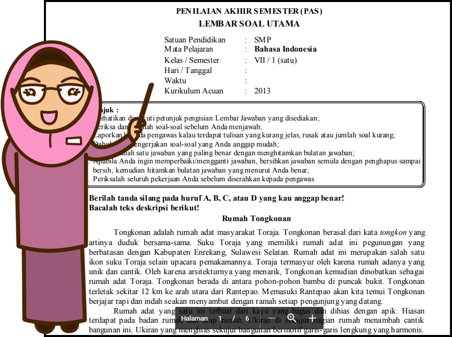 Soal Uas Bahasa Indonesia Kelas 9 Semester 1 Dan Pembahasannya