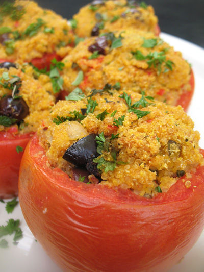 stuffed tomatoes with quinoa