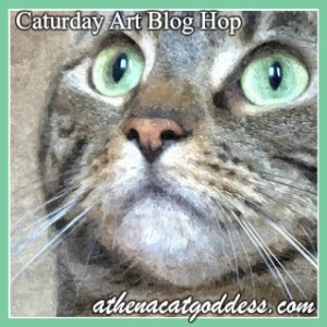 Caturday Art Blog Hop Badge