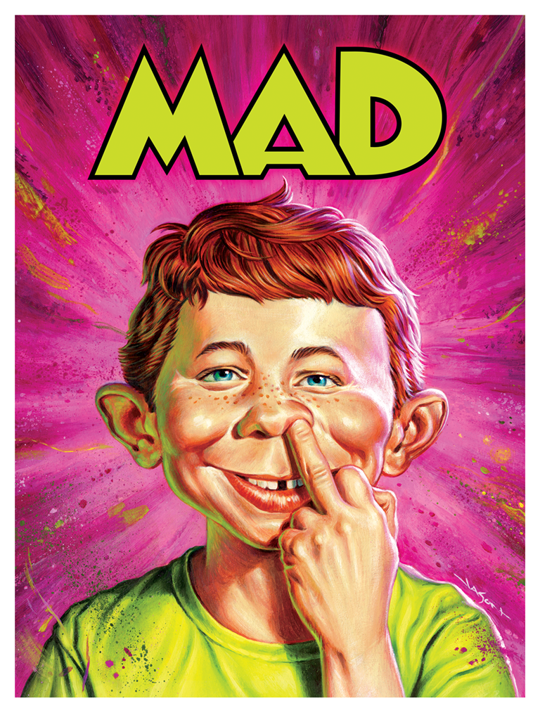 INSIDE THE ROCK POSTER FRAME BLOG Mad Magazine Print By Jason Edmiston