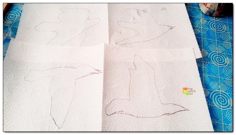 preparando-aves-decorativas-para-la-pared