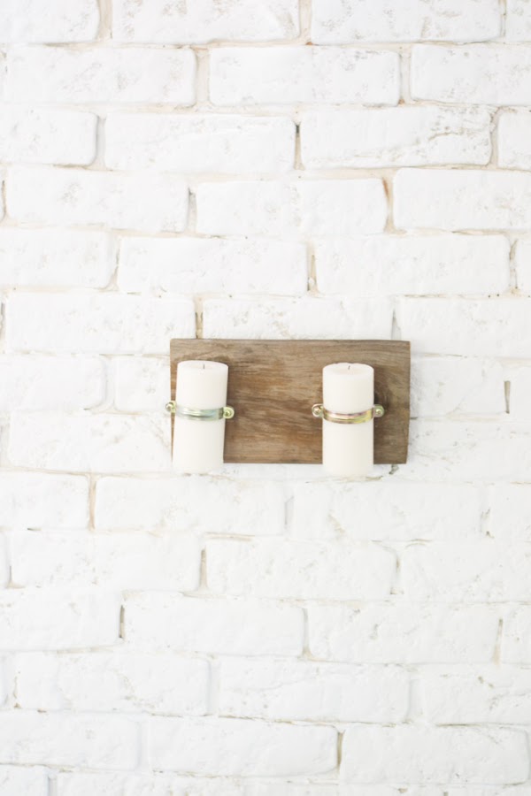 Soporte velas diy