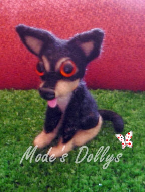 Chico, Chihuahua DE Lana Fieltrada...